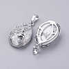 Natural Howlite Pendants G-E442-04V-2
