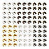 480Pcs 6 Colros Iron Crimp Beads Covers IFIN-PJ0001-01-2