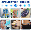 7 Styles Glass Seed Beads SEED-TA0001-41B-10