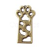 Open Back Bezel Pendants PALLOY-TAC0010-08AB-2