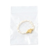Natural Freshwater Pearl & 304 Stainless Steel Bead Finger Rings RJEW-FS00001-10-7