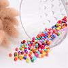 Solid Chunky Acrylic Ball Beads SACR-R812-4mm-M-3