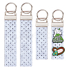 2 Bags Rectangle Felt Tab Blank Keychains KEYC-BC0001-25B-1