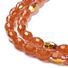Baking Paint Glass Beads Strands DGLA-D001-02C-3
