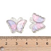 Brass with Resin Beads KK-G506-01S-02-4
