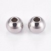 Tarnish Resistant 202 Stainless Steel Rondelle Spacer Beads STAS-F094-06A-P-2