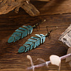 Bohemian Alloy Dangle Earrings WGA91CB-01-2
