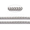 Tarnish Resistant 304 Stainless Steel Cuban Link Chain STAS-B019-02C-P-2