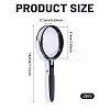 Round Acrylic Portable Clip-On Magnifying Glass AJEW-WH0673-22-2