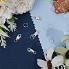 4Pcs 925 Sterling Silver Lobster Claw Clasps STER-BBC0009-40B-4