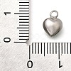 304 Stainless Steel with Rhinestone Pendants STAS-Q346-01P-06-2
