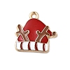 Christmas Alloy Enamel Pendants FIND-H055-17B-G02-1