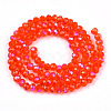 Electroplate Glass Beads Strands EGLA-A034-T4mm-L29-2