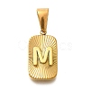 304 Stainless Steel Pendants STAS-S161-01M-G-1