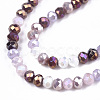 Opaque Glass Beads Strands GLAA-T006-12B-3