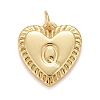 Rack Plating Golden Brass Pendants KK-E260-01G-Q-1
