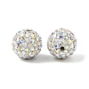 Pave Disco Ball Beads X-RB-Q195-14mm-AB-3