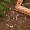 Tarnish Resistant 304 Stainless Steel Linking Ring X-STAS-T047-15C-5
