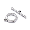 304 Stainless Steel Toggle Clasps STAS-I190-17AS-2
