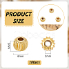 180Pcs Brass Spacer Beads KK-BC0014-23G-2