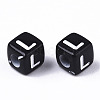Opaque Acrylic Beads LS-SACR-N002-01L-3