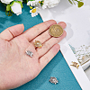 4Pcs 4 Styles Brass Box Clasps KK-HS0015-76A-3