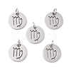 Non-Tarnish 304 Stainless Steel Charms STAS-Q201-T445-6S-2