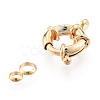 Brass Spring Clasps KK-N259-57-3