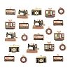 25Pcs 5 Styles Alloy Enamel Pendants ENAM-FS0003-14-2