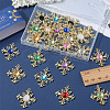 24Pcs 12 Colors Acrylic Pendants FIND-SC0005-63-3