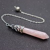 Natural Rose Quartz Dowsing Pendulums PW-WG19123-05-1