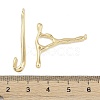 Brass Toggle Clasps KK-U020-05G-4