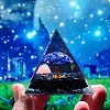 Orgonite Pyramid Resin Display Decorations TREE-PW0001-63B-1