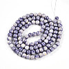 Baking Paint Glass Beads Strands DGLA-N003-8mm-C08-3