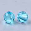 Transparent Plastic Beads KY-T005-6mm-639-2