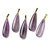 Natural Amethyst Pendants G-Q192-07G-03-1