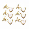 Brass Toggle Clasps KK-T063-88G-NF-1