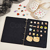 8 Pages Felt Shoe Charms Collection Binder Book AJEW-WH0038-94P-02-4