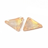 Mocha Effect Triangle Shape Sew on Rhinestone GLAA-A024-06D-4