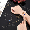 8Pcs 8 Styles Brass & Stainless Steel Slider Bracelets Making MAK-PH0001-07-3