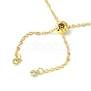 3Pcs 3 Style Brass Slider Cable Chain Bracelets BJEW-TA00413-5