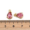 Brass Pave Cubic Zirconia Pendants KK-L240-05G-02-3