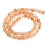 Natural Citrine Beads Strands GG-CBA59DD-C02-6mm-4