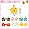 10Pcs Alloy Enamel Pendants FIND-FS0005-32C-3