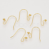 Brass Earring Hooks X-KK-N216-29-1