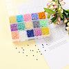 15 Colors Glass Seed Beads SEED-JP0007-02-7