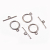 Tibetan Style Toggle Clasps X-TIBEP-A12208-S-FF-2