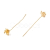 Brass Flower Head Pins FIND-B009-04G-2