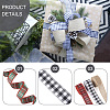 6 rolls 6 Style Polyester Ribbons OCOR-PJ0001-005-4
