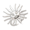Brass Cuff Finger Rings for Women Men RJEW-U033-08P-4